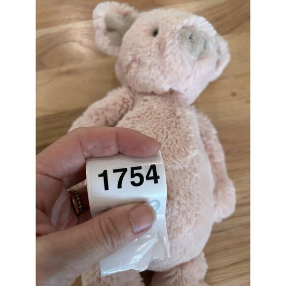 Jellycat Bashful Pig Plush Medium London Toy Pink Farm Animal 12" - Picture 7 of 7